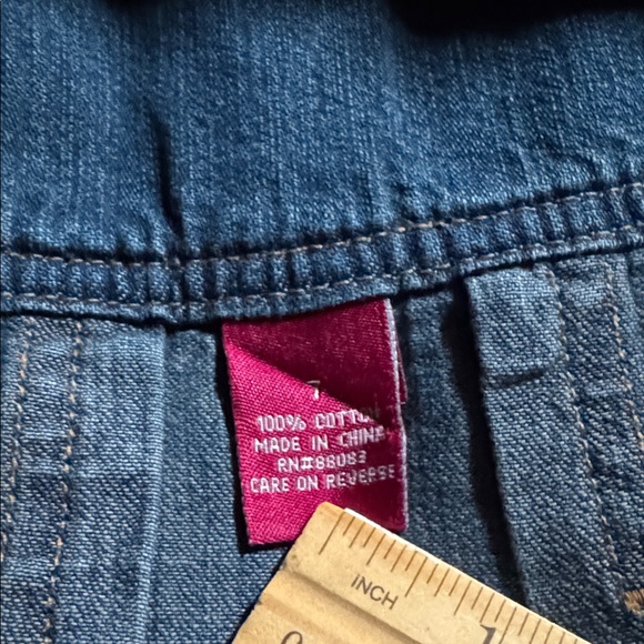 SO Denim Skirt with Pink Label - Picture 3 of 4